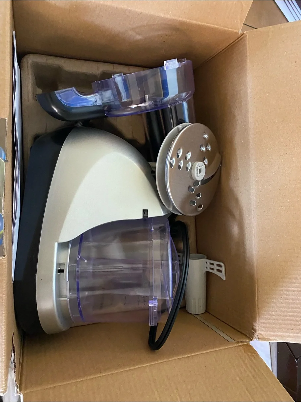 Multifunction Food Processor - Silver/Black